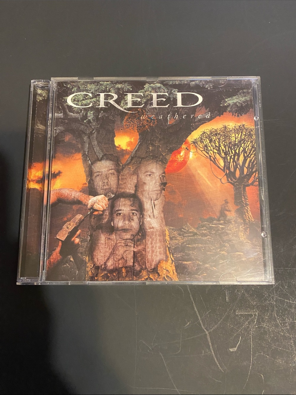 Creed Weathered CD — Orange and Brown Artwork